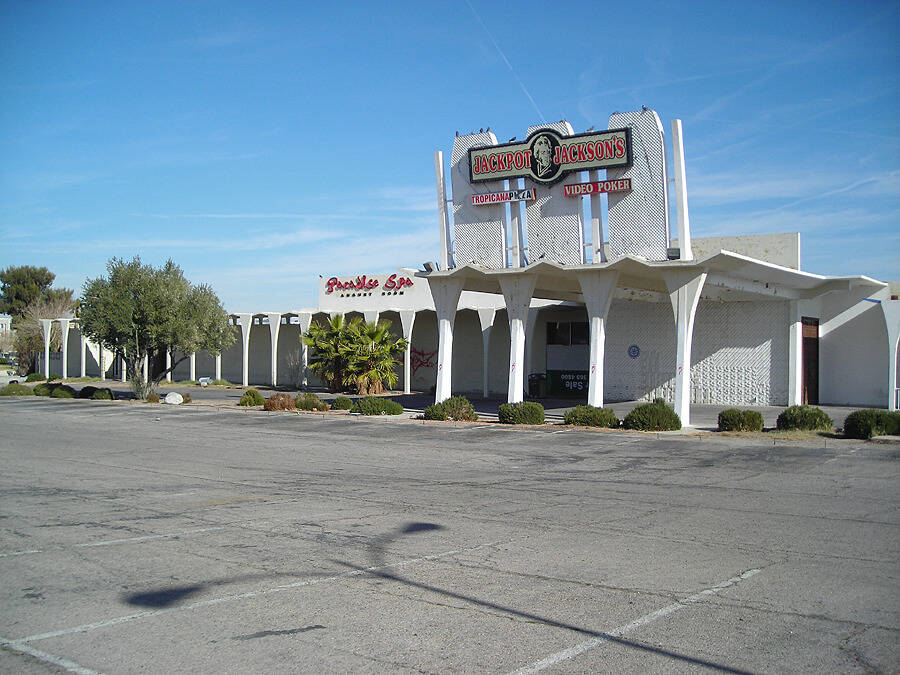 The main Paradise Spa building, first constructed in the 1960s, featured porte-cochère and was ...