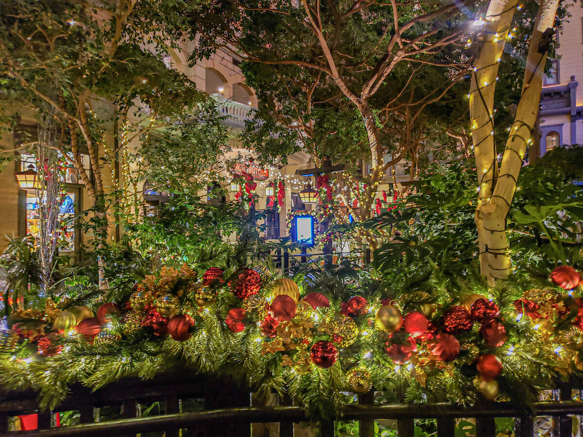 Mystic Falls Park at Sam's Town is decorated for the holidays starting Nov. 27. (Photo courtesy ...