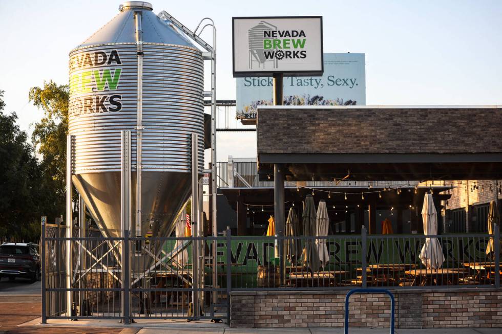 Nevada Brew Works in the Arts District in Las Vegas, Tuesday, July 25, 2023. (Rachel Aston/Las ...