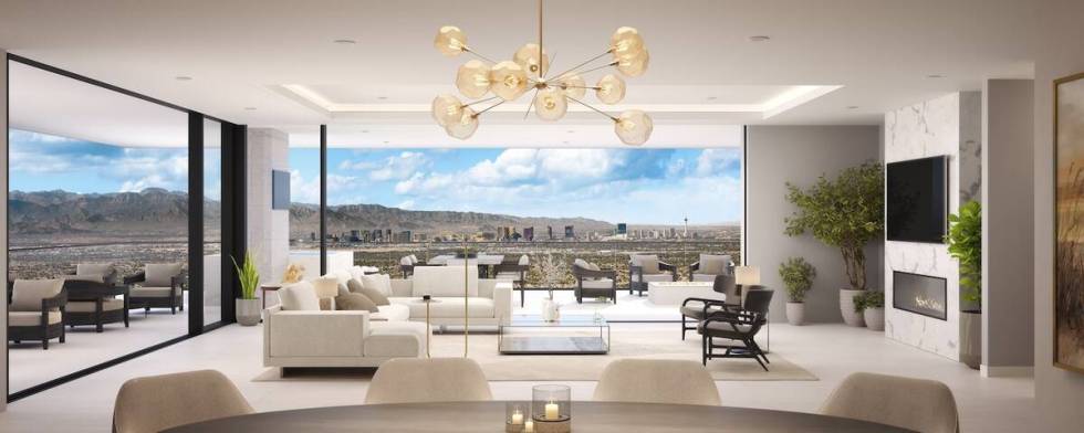 The MacDonald Highlands' high-rise has sweeping views of the valley. (Four Season Private Resid ...