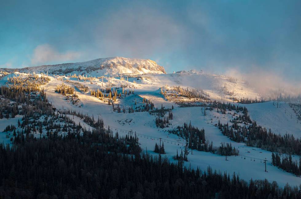 Brian Head Resort will begin skiing and snowboarding at 10 a.m. Friday, Nov. 8, 2024. (Brian He ...