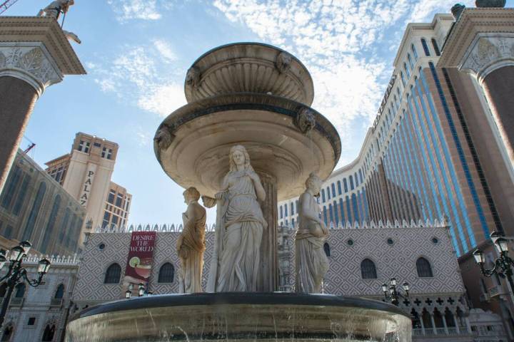 The Venetian resort hotel-casino shown, on Friday, July 9, 2021, in Las Vegas. (Bizuayehu Tesfa ...