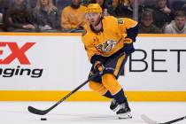 Nashville Predators center Jonathan Marchessault (81) plays during the second period of an NHL ...