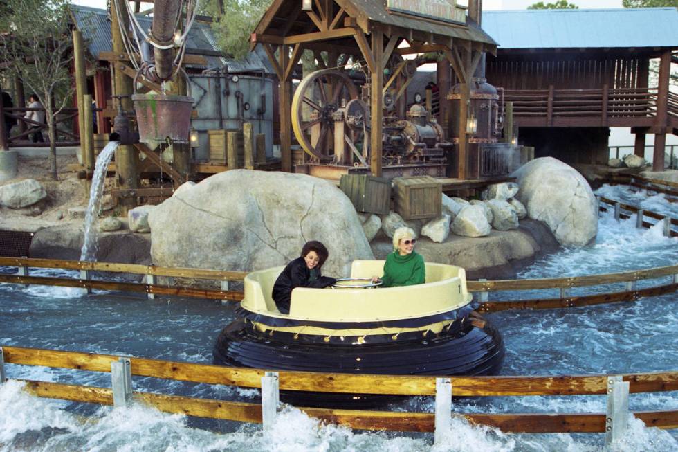 The Grand Canyon Rapids raft ride at MGM Grand Adventures Theme Park. The park opened to the pu ...