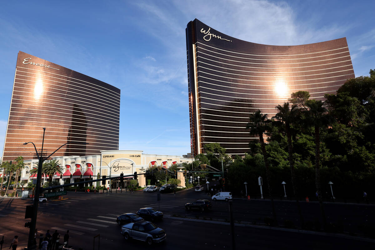 Wynn Las Vegas on the Strip in Las Vegas Monday, Oct. 31, 2022. (K.M. Cannon/Las Vegas Review-J ...