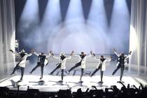 New Edition is shown at Encore Theater at Wynn Las Vegas on Wednesday, Feb. 28, 2024. The iconi ...