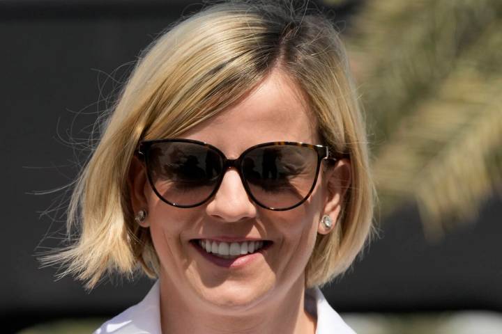 Suzanne Wolff, current managing director of the F1 Academy arrives at the Bahrain International ...