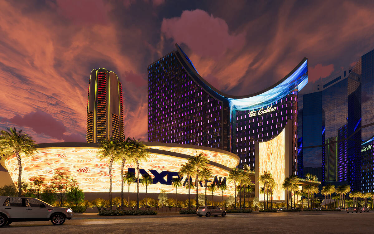 LVXP, a team of Las Vegas-based real estate developers, are planning a 752-foot, 2,605-unit hot ...