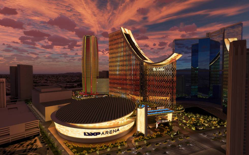 LVXP, a team of Las Vegas-based real estate developers, are planning a 752-foot, 2,605-unit hot ...