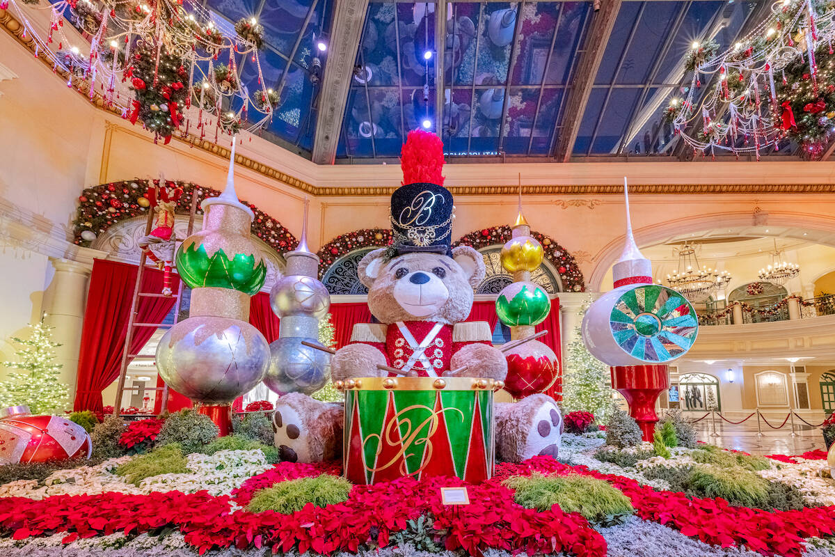 Celebrating the magic of the season, the Bellagio's Conservatory & Botanical Gardens is unveili ...