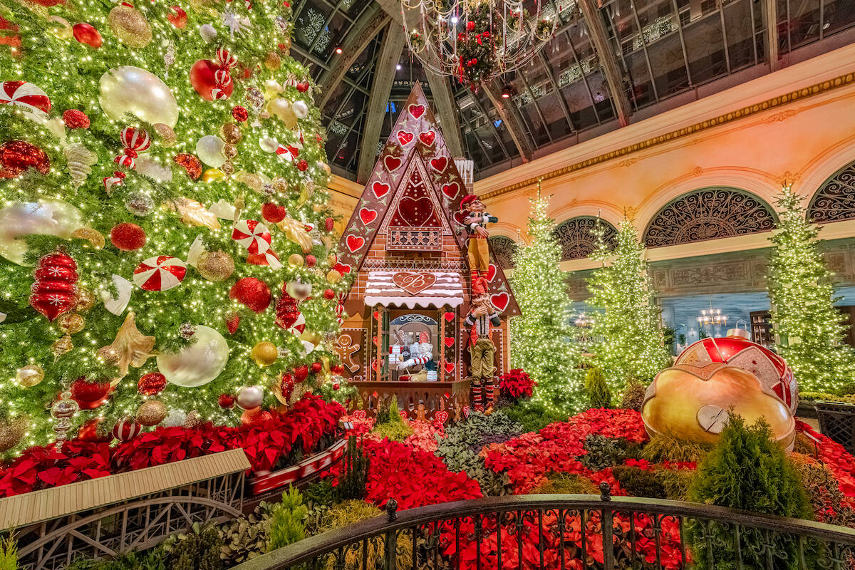 Celebrating the magic of the season, the Bellagio's Conservatory & Botanical Gardens is unveili ...