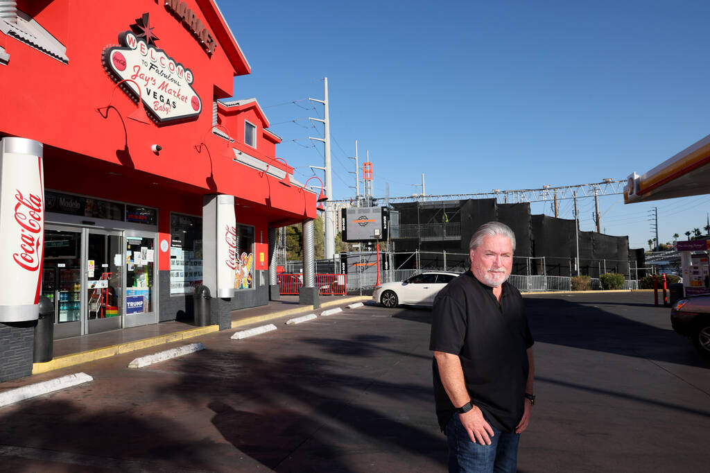 Wade Bohn, owner of Jay’s Market at the corner of Flamingo Road and Koval Lane in Las Ve ...