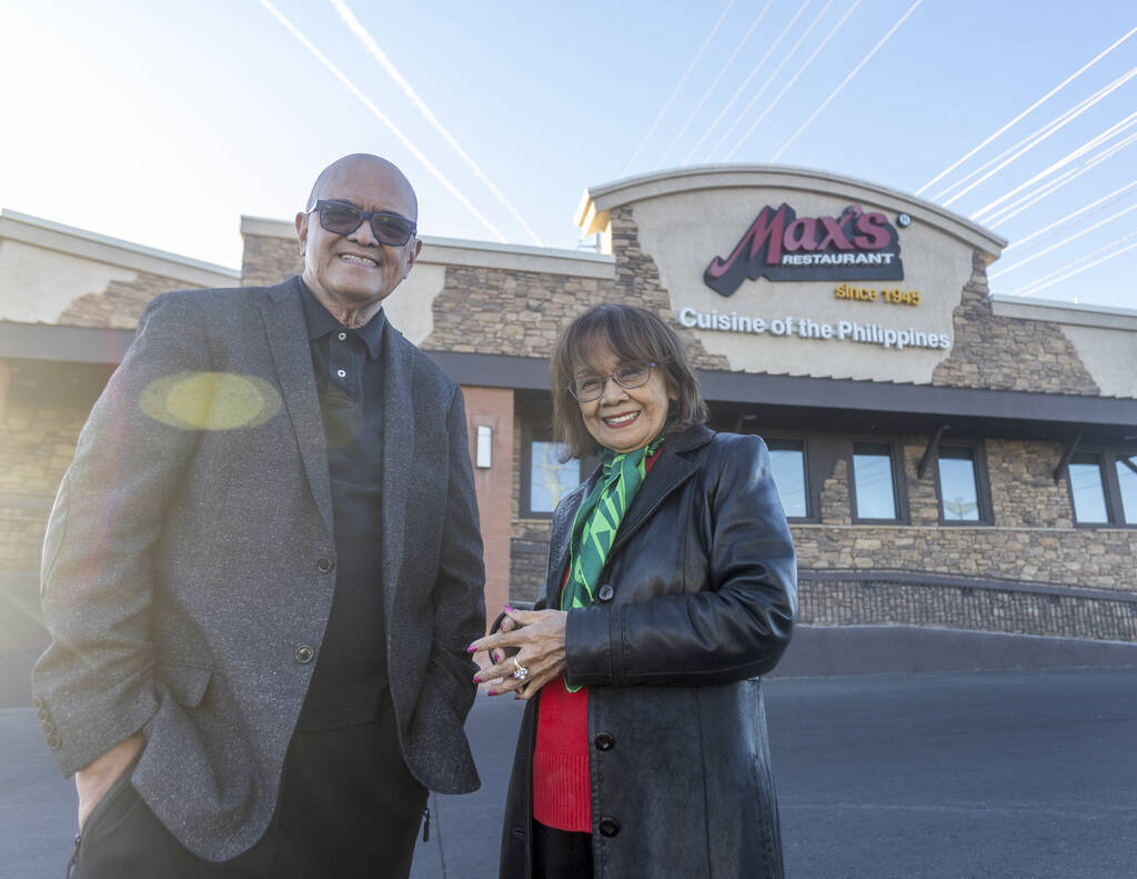 The Filipino American Chamber of Commerce of Greater Nevada President Joel Enriquez,left, and F ...