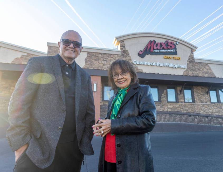 The Filipino American Chamber of Commerce of Greater Nevada President Joel Enriquez,left, and F ...