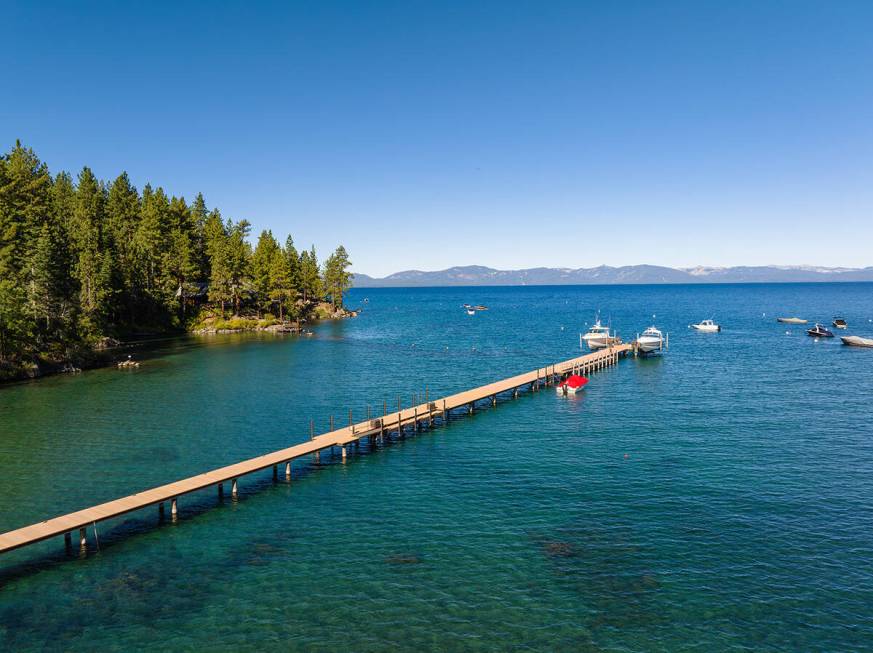 The ranch has a 465-foot private pier. (Chase International Luxury Real Estate)