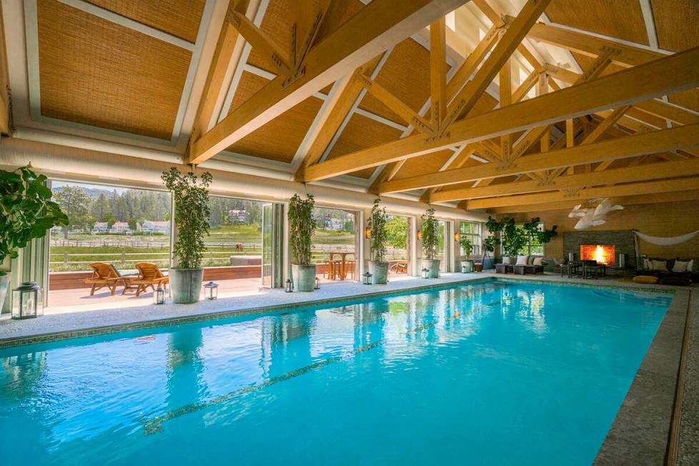 This indoor pool is in one of two fitness facilities on the property.(Chase International Luxur ...