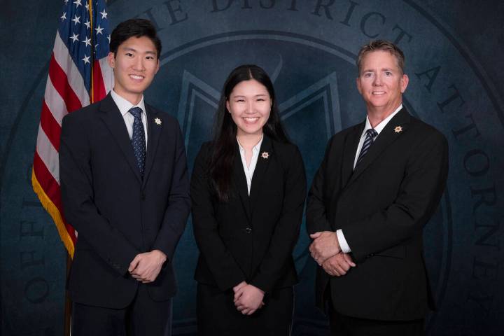 Sophia Park, center, is the youngest person to pass the California State Bar Exam. At 17 years ...