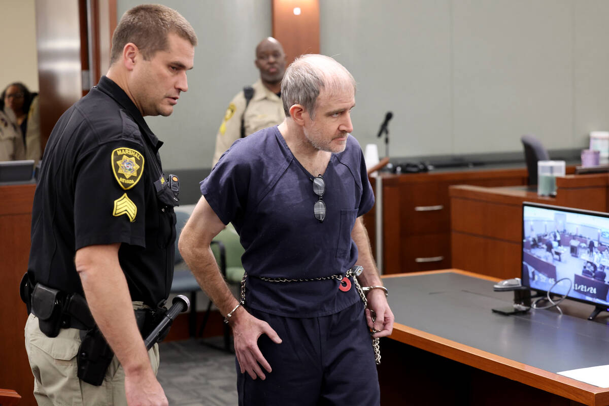 Karl Groschen, charged with two counts of open murder in the shooting deaths of his wife and st ...