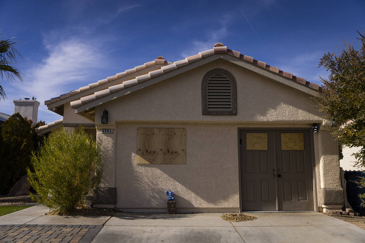 The home of Brandon Durham, where he was shot and killed by police after calling them for help ...