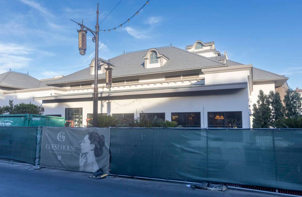 Construction continues on The Guest House at Town Square, Friday, Nov. 22, 2024, in Las Vegas. ...