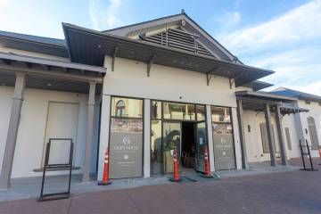 Construction continues on The Guest House at Town Square, Friday, Nov. 22, 2024, in Las Vegas. ...