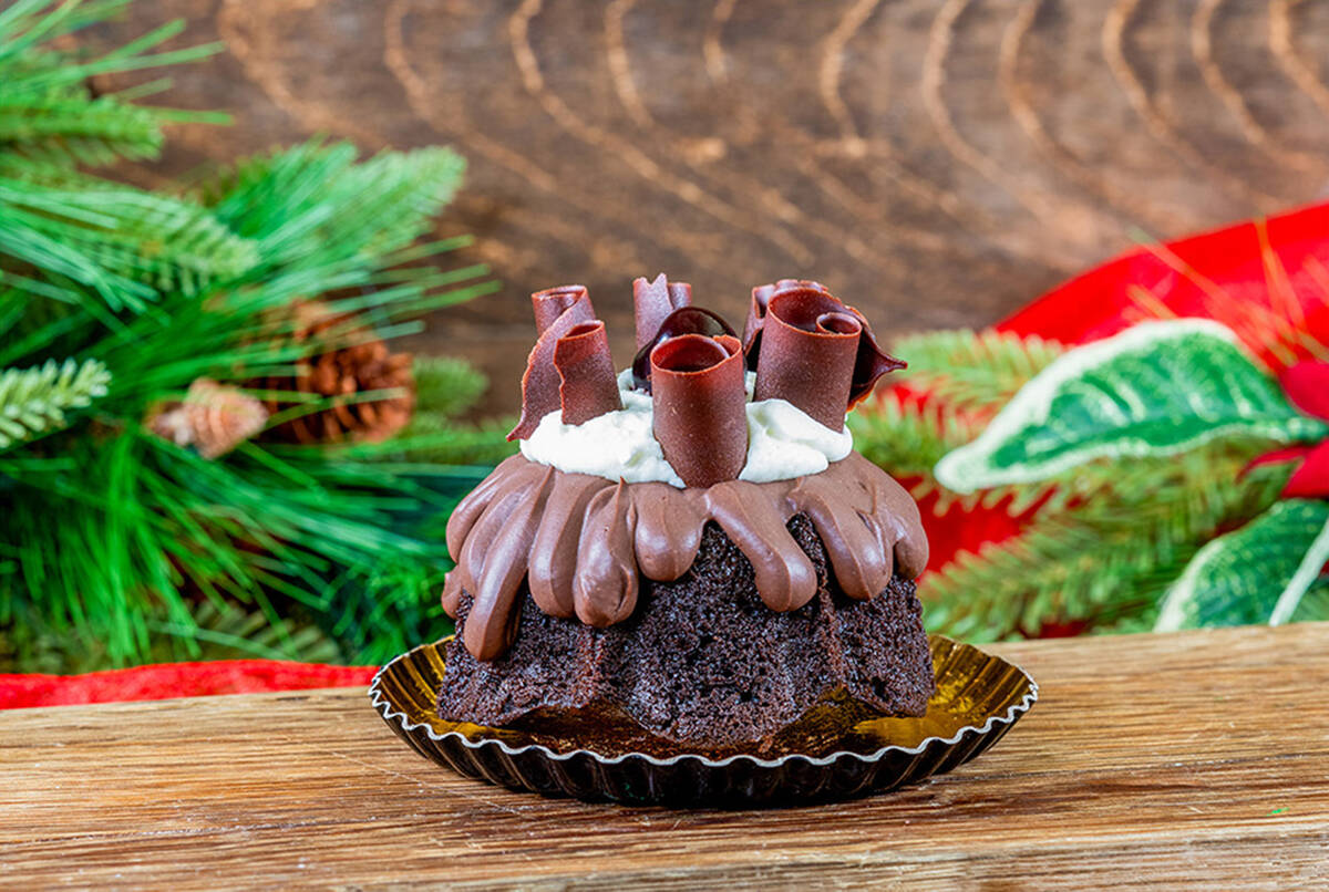 Black Forest Bundt Cake, available at Edelweiss Snacks during the winter holiday season at Disn ...