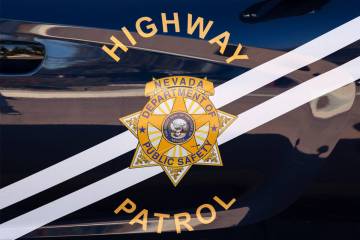 Nevada State Police Highway Patrol vehicle. (Las Vegas Review-Journal)