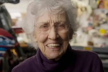 This undated image made from a video provided by Breakwater Studios shows Mary McGee during an ...