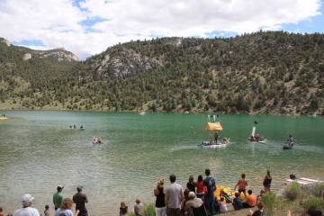 Cave Lake State Park is seen in a Review-Journal file photo. (Deborah Wall)