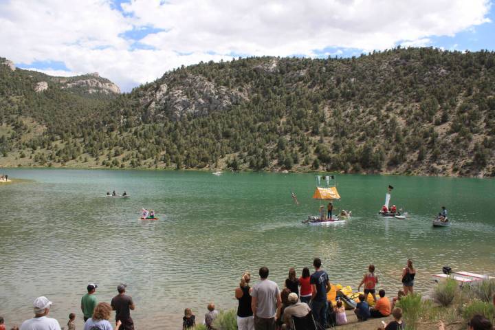 Cave Lake State Park is seen in a Review-Journal file photo. (Deborah Wall)