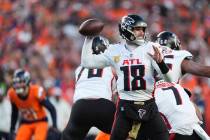 Atlanta Falcons quarterback Kirk Cousins (18) in the second half of an NFL football game Sunday ...