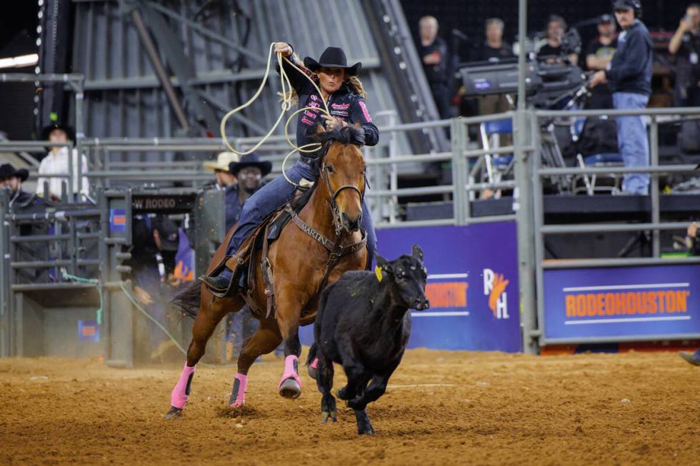 Jackie Crawford won her first RodeoHouston title in 2024. (The Houston Livestock Show and Rodeo)