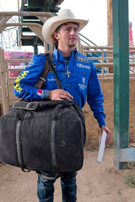 Statler Wright comes into his first National Finals Rodeo in ninth place in saddle bronc riding ...