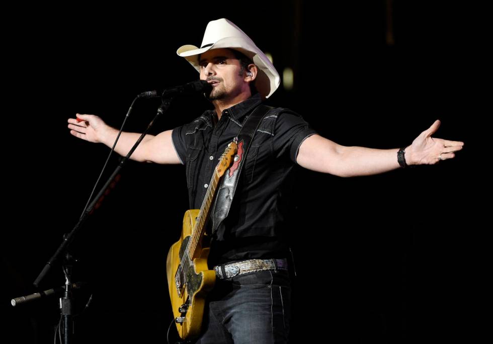 This Jan. 25, 2018 file photo shows Brad Paisley performing during his Weekend Warrior World To ...