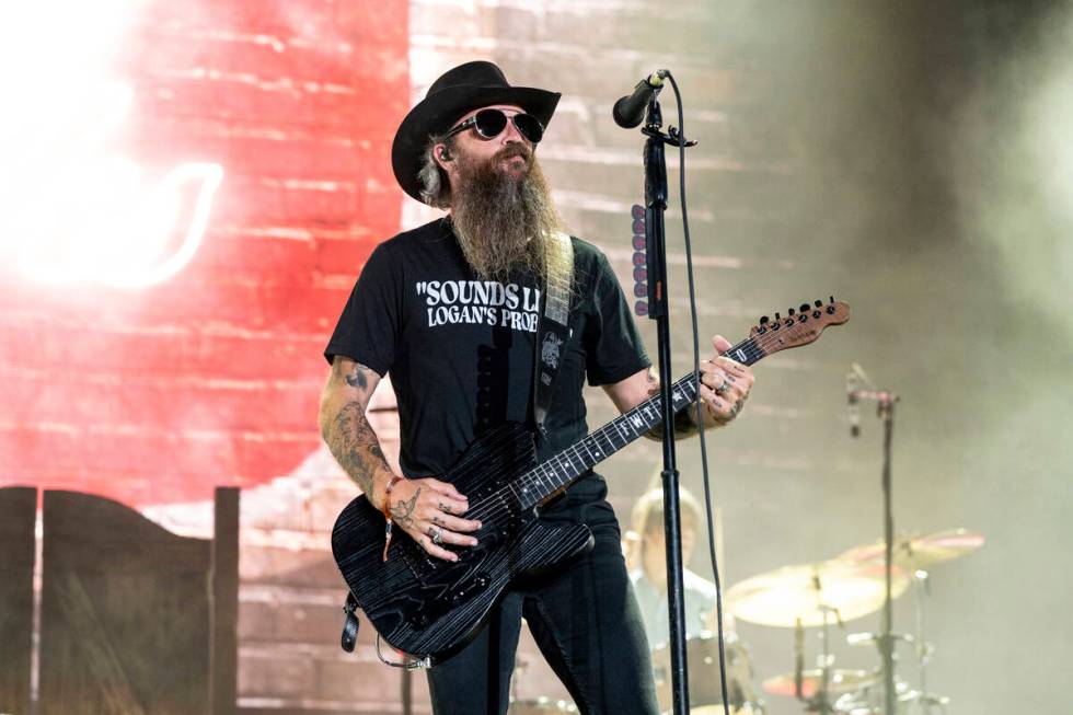 Cody Jinks performs during Bourbon and Beyond music festival on Saturday, Sept. 21, 2024, at th ...