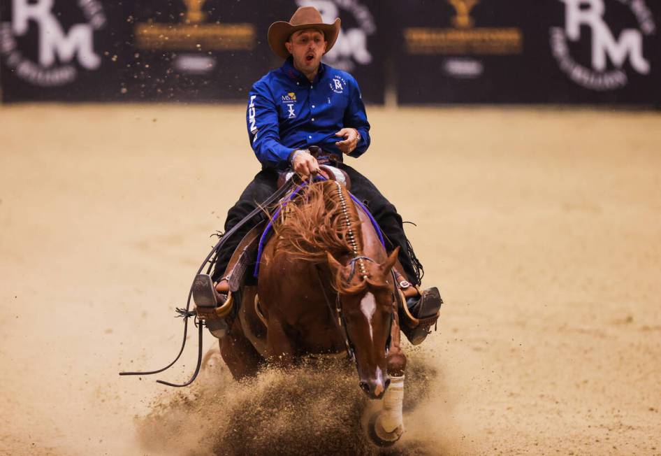 Francesco Martinotti rides Spooks Gotta Tinsel during The Run For A Million’s Million Dollar ...