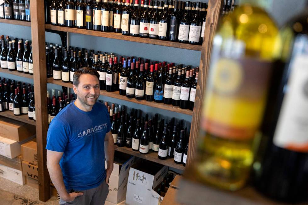 Sommelier and owner of Garagiste, Eric Prato, at the downtown wine bar and bottle shop on Wedne ...