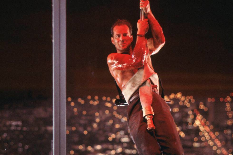 Bruce Willis in a scene from the 1988 film "Die Hard." (Twentieth Century Fox)