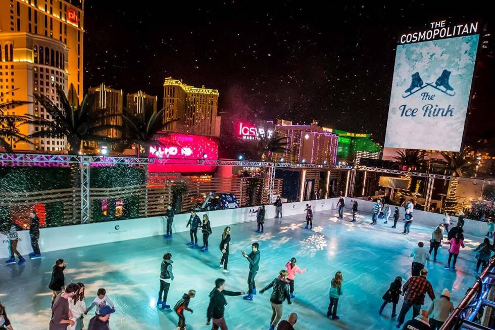 The ice skating rink at The Cosmopolitan of Las Vegas. (Kirvin Doak Communications)