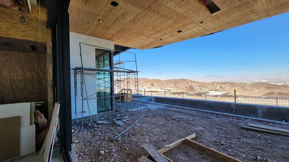 The home will showcase sweeping views of the Las Vegas Valley. (Aspire Design Studio)