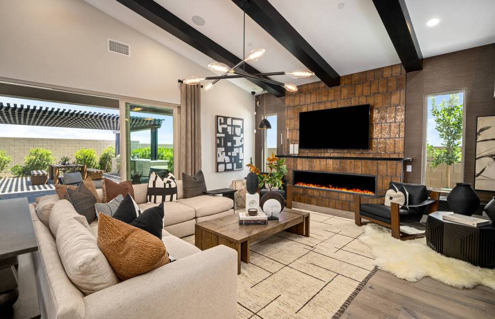 The master-planned community of Summerlin offers many new homes in a variety of styles and pric ...