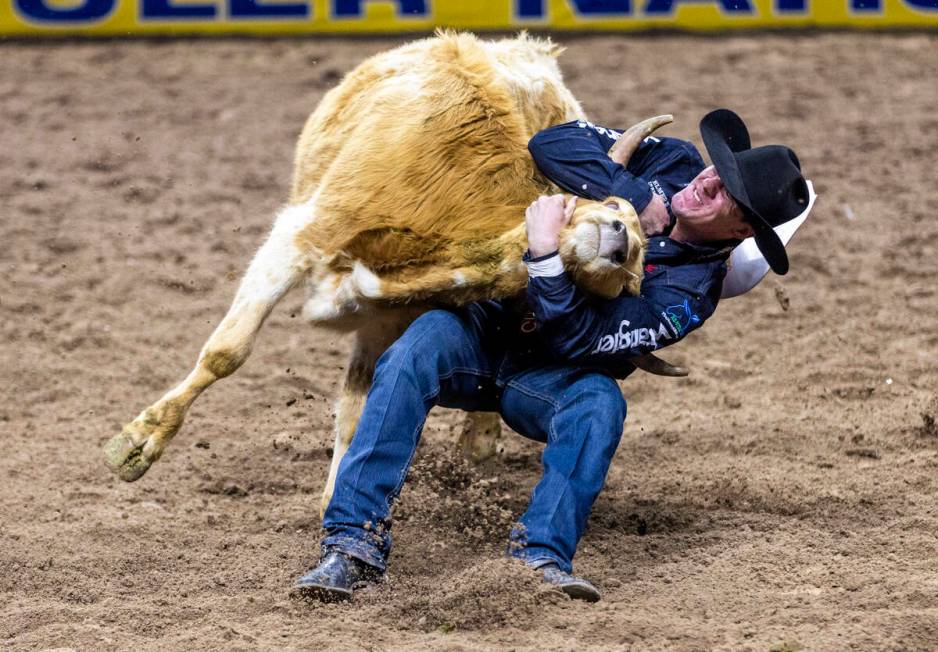 Dalton Massey is the aggregate first place in Steer Wrestling and placing 5th during day 6 acti ...