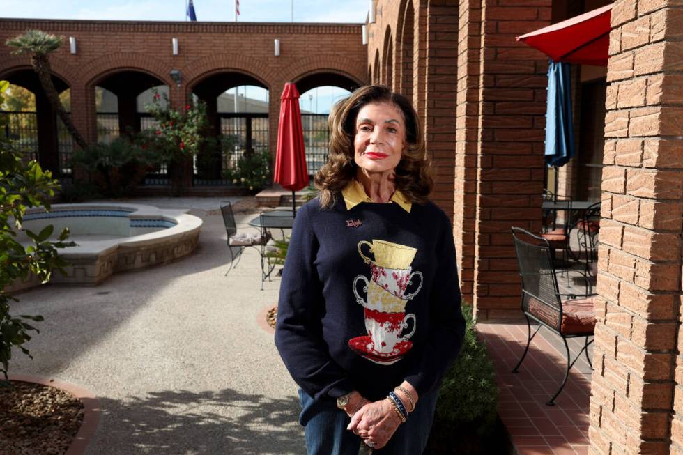 Las Vegas Mayor-elect Shelley Berkley poses for a photo at the Review-Journal offices in Las Ve ...