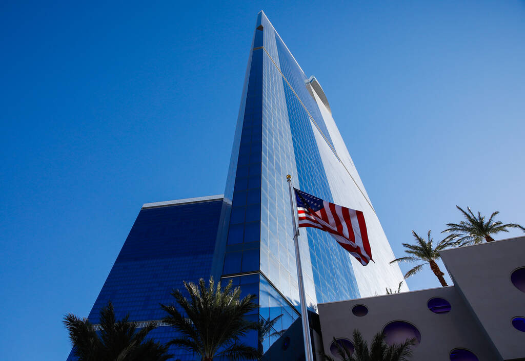 FILE - Fontainebleau Las Vegas as seen on Sunday, Jan. 14, 2024 in Las Vegas. (Daniel Pearson/L ...