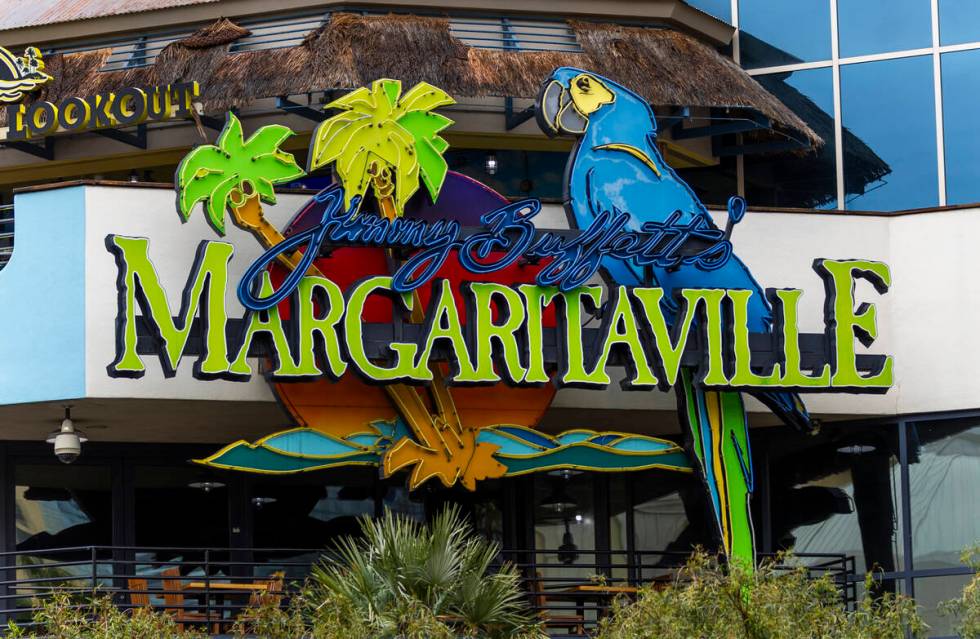 The exterior of Margaritaville at the Flamingo on the Las Vegas Strip. The restaurant closed in ...