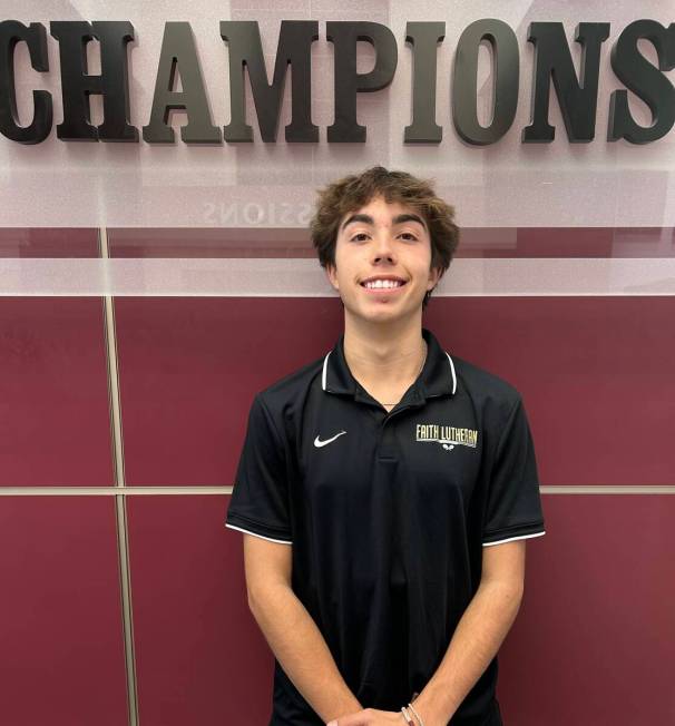 Faith Lutheran's Beckham Butler is a member of the Nevada Preps All-Southern Nevada boys tennis ...