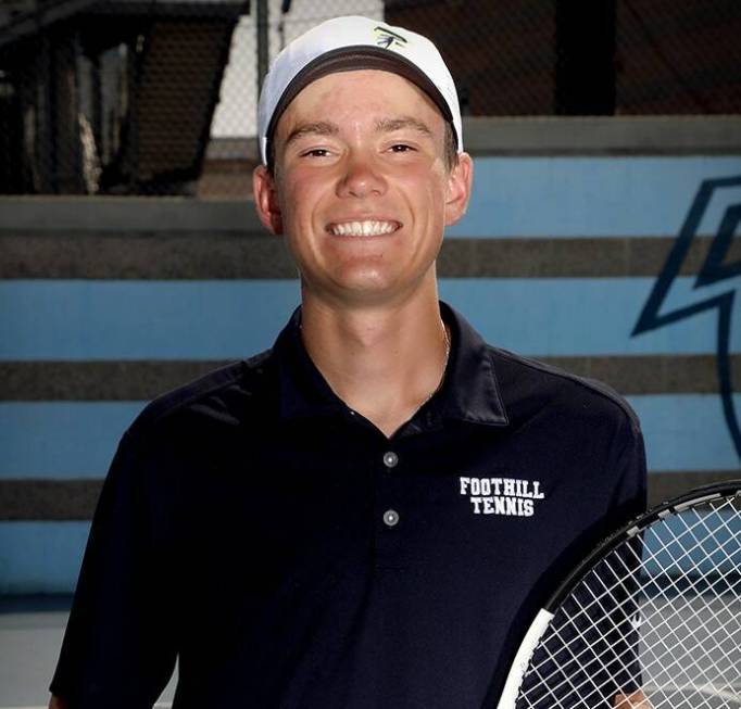 Foothill's Benson Gifford is a member of the Nevada Preps All-Southern Nevada boys tennis team.