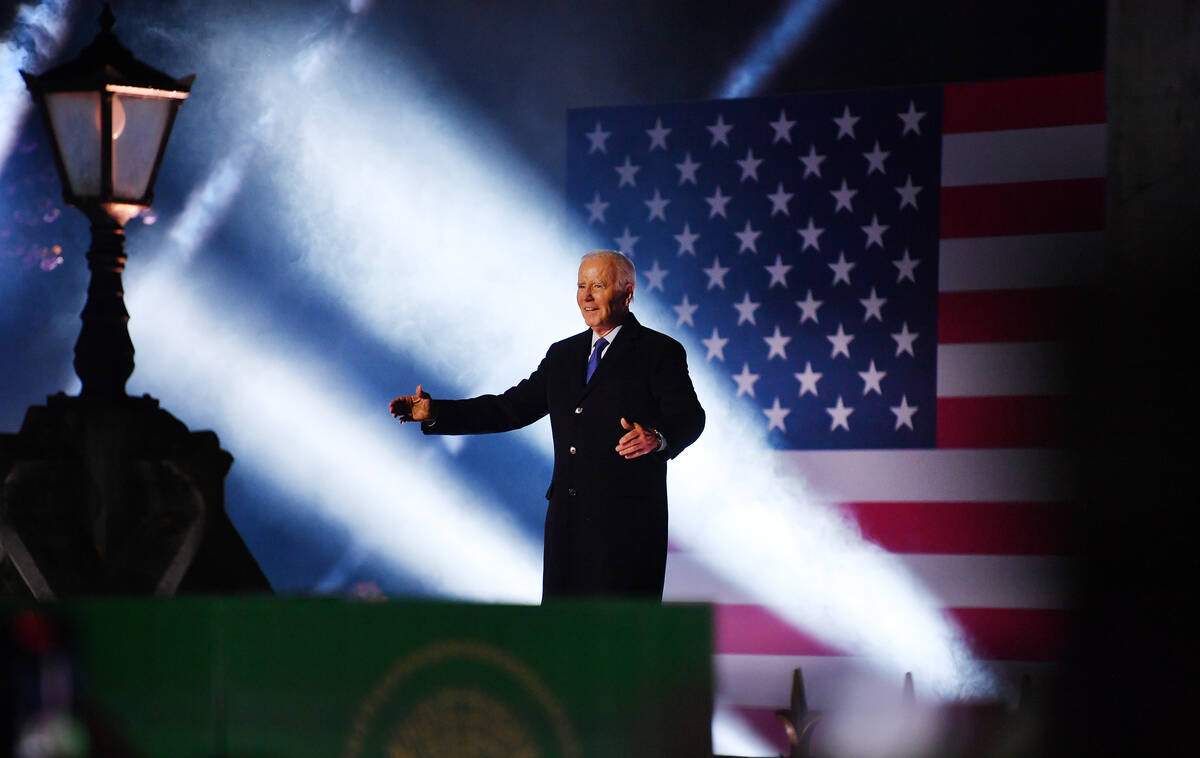 President Joe Biden in Ballina, Ireland. (Charles McQuillan/Getty Images/TNS)