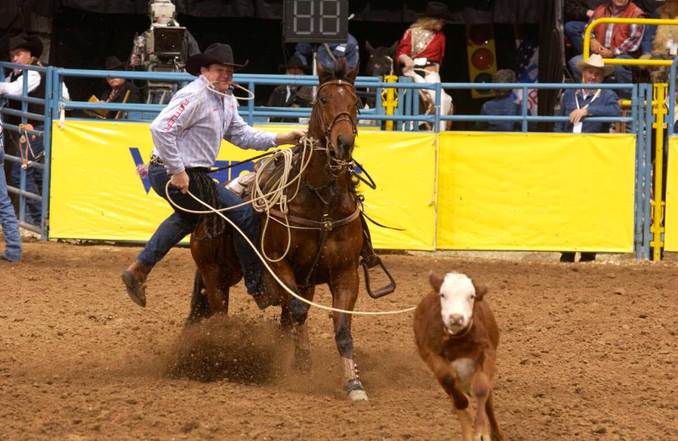 Joe Beaver competed in the Wrangler National Finals Rodeo 19 times. He finished his career with ...