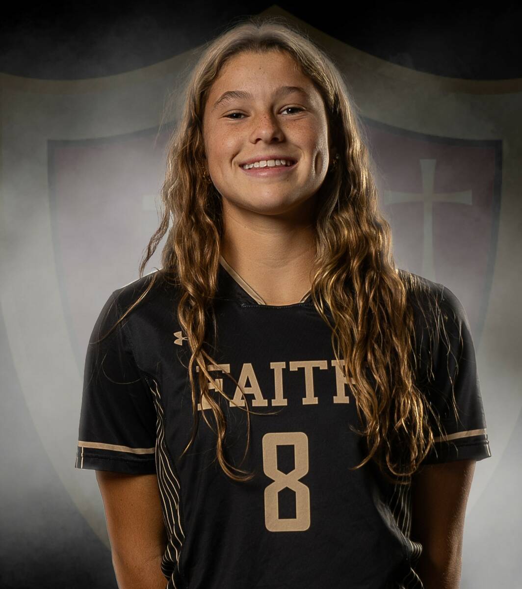 Faith Lutheran's Olivia Stark is a member of the Nevada Preps All-Southern Nevada girls soccer ...